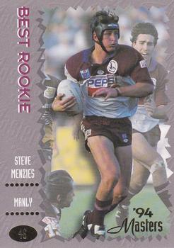 1994 Dynamic NSW Rugby League '94 Masters #46 Steve Menzies Front